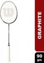 WILSON Badminton Rakcets Strike Btmn Rkt 2 Black Strung Badminton Racquet (145 g)...
