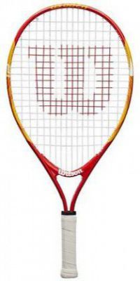 WILSON Us Open 21, Red/Yellow Multicolor Strung Tennis Racquet  (Pack of: 1, 186 g)