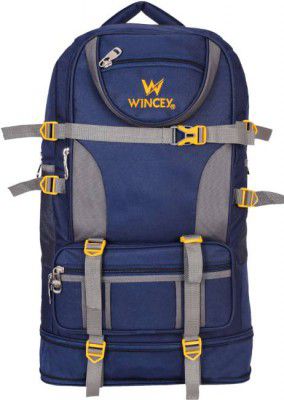 Wincey  Travel bag trekking bag mountaineering bag Rucksack Rucksack - 90 L  (Blue)