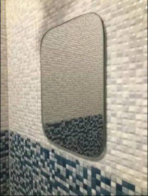 windowera NO DRILL REQUIRE / EASY STICK MIRROR / BATHROOM MIRROR (Rectangle)