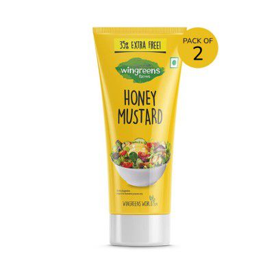 Wingreens Farms Honey Mustard Dressing- 180 g (pack of 2)