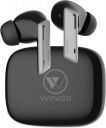 Wings Beatpods With Extra Heavy Bass Bluetooth Headset (Black, True Wireless)...