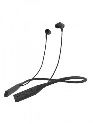 Wings Black Glide M Neckband Bluetooth Wireless Earphones with Mic