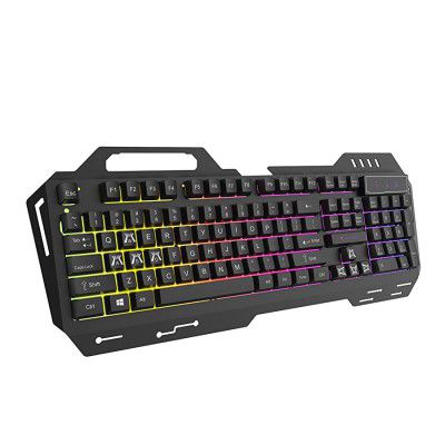 Wings Grind 100 Gaming Keyboard with Metallic casing 19 Anti-ghosting Key and Changeable Backlight