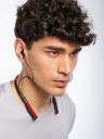 Wings Red & Black Glide Wireless Earphone with Deep Bass...