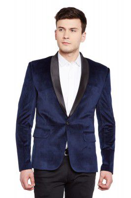WINTAGE Men's Premium Velvet Notch Lapel Tuxedo Coat Blazer Jacket