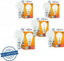 Wipro 10 W Standard B22 LED Bulb  (White, Pack of 5)...