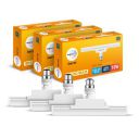 Wipro 10W 3D LED Bulb (Pack of 3, B22D)...
