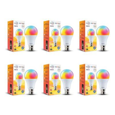 Wipro 12W B22 LED White Bulb, (NS1210,Pack of 6)