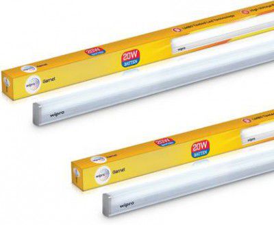 Wipro 20w 4 Feet Led Batten 6500k (cool Day Light) - Pack Of 2