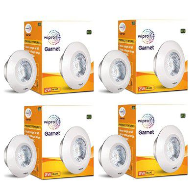 Wipro 2w intergrated Spotlight Blue (Pack of 4)