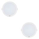 Wipro 6 Watt Iris Neo Nextgen, 4000K Recessed Slim LED Downlighter (White, Pack of 2)...