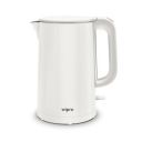 wipro ABS Elato BK210 Cool Touch Double Layer Electric Kettle, 1.5 Litres, Anti-Rust Shield, Super Fast Heating, 3X Protection-Overheating, Dry Boil & Auto Shut-Off,1000 Watts, 2 Years Warranty, White...
