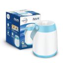 Wipro Azure LED Rechargeable Lantern with 360 Degree Light Distribution, Portable Camping and Home Emergency Rechargeable Light, Tunable White 2700K-6500K, 1800 mAh Li Ion Battery,White, Pack of 1...