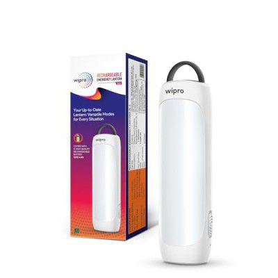 Wipro EL2 Rechargable Emergency Lantern with 2-in-1 Lighting Mode