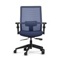 Wipro Furniture Adapt Premium Fabric Mid Back Mesh Ergonomic Home-Office Chair with Adjustable armrest...