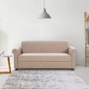 Wipro Furniture Georgia Fabric Sofa - 3 Seater Beige, Ivory...