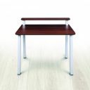 Wipro Furniture Mural Engineering Wood & Metal Finish Office Table and Study Desk - 900 * 600 * 735mm (Canadian Walnut)...