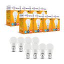 Wipro Garnet 10W LED Bulb for Home & Office |Cool Day White (6500K) | B22 Base|220 Degree Light Coverage |4Kv Surge Protection |400V High Voltage Protection |Energy Efficient | Pack of 8...
