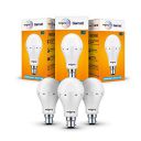 Wipro Garnet 12w LED Emergency Bulb | Cool Day White (6500K) | B22 LED Bulb Base | Pack of 3...