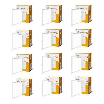 wipro Garnet 15W Wave Cct Square Panel|Colour Changing Panel|Warm White,Neutral White,Cool White|Sleek Design|Recessed Downlighter for False Ceiling|Cutout 150X150Mm|Pack of 12,