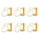Wipro Garnet 18W Rimless Round CCT Surface Panel | Surface Mounted LED Downlighter for Ceiling |Pack of 6...