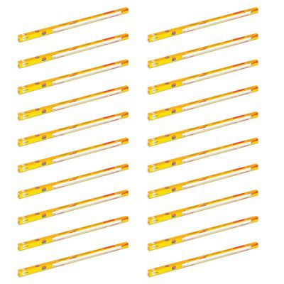 wipro Garnet 22W LED Batten for Living Room & Bedroom | 4 Ft | Warm White Pack of 20
