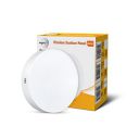 Wipro Garnet 24W Rimless Round LED Surface Panel | Cool White Light (6500K) | Elegant Rimless Design for Wider Spread of Light...