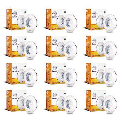 Wipro Garnet 2W B22D Led Integrated Spotlight | Pink Color | Pack of 12