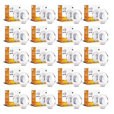 Wipro Garnet 2W LED Integrated Spotlight | Pink Color | Compact Design Ceiling Spot Light for Cabinets & Wardrobes| Cutout - 33mm|Pack of 20
