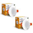 Wipro Garnet 3W LED Mini Downlight | Cool White (6500K) | Pack of 2...