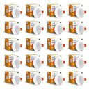 Wipro Garnet 3W LED Mini Downlight | Cool White (6500K) | Pack of 20...