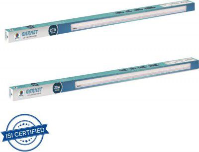 Wipro Garnet 4 Feet 20Watt LED Tube Batten Straight Linear LED Tube Light (White, Pack of 2)
