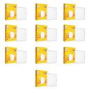 Wipro Garnet 6W Square LED Wave Infinity Panel |Neutral White Light (4000K)| Pack of 10...