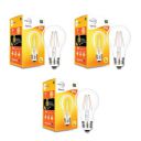 Wipro Garnet 8W ST64 LED Filament Bulb | Decorative LED Bulb | E27 Bulb, 2700K(Warm White, Pack of 3)...