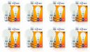 Wipro Garnet Base B22D 7-Watt Led Bulb (Pack of 8, Warm White)...