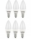 wipro Garnet Base E14 3-Watt LED Bulb (Yellow) - Pack of 6...