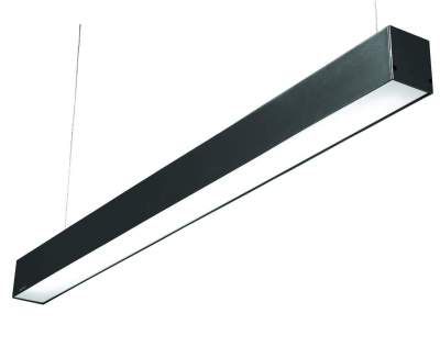 Wipro Lineos 20 Watt 4 Feet Linear Suspended Black LED luminaire (Cool Daylight, Pack of 1)