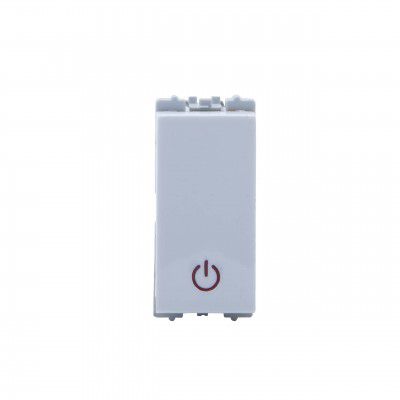 Wipro Northwest Nowa 16A One Way Switch With Indicator, White (pack of 10)