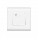 Wipro Northwest (Nowa) Switch Combo of 2M Plate + 1M Bell Push + 1 6A Switch, White (Kit 3)...