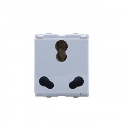 Wipro Northwest Venia 6/16A 3 Pin - Power Socket, White (pack of 1)