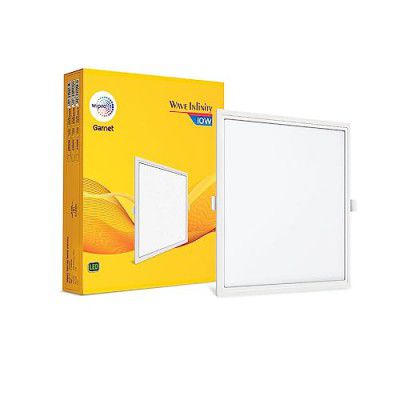 Wipro Polycarbonate Garnet 10W Square Led Wave Infinity Panel