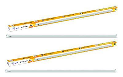 wipro Polycarbonate Garnet 20-Watt Slim LED Batten (White) - Pack of 2