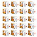 wipro Polycarbonate Garnet 3W Led Mini Downlight for Home & Cabinet | Cutout-2.3 Inch | Pack of 20...