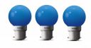 wipro Safe Lights N10004 B22 0.5-Watt LED Night Lamp (Blue, Pack of 3)...