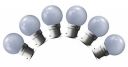 wipro Safelite N10002 B22 LED Night Lamp (Warm White, 0.5-Watt) Pack of 6...