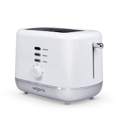 Wipro Vesta Bread Toaster 780-Watt Auto Pop-up (VA021020)