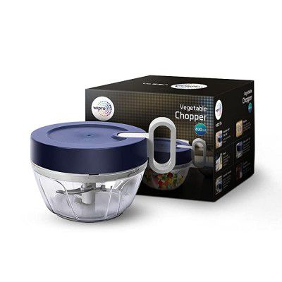 wipro Vesta Mini Handy and Compact Chopper (400 ml, Blue, Standard Size, VC041400)