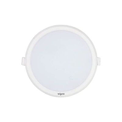 Wipro12 Watt Iris Neo Nextgen, 4000K Recessed Slim LED Downlighter (White, Pack of 1)