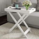 WIQOWEG Bed Side Table Living Room Sofa Side Coffee Table for Home...